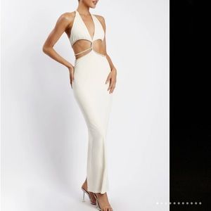 Meshki maxi dress diamanté